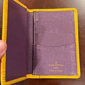Louis Vuitton Vintage Epi Card Holder